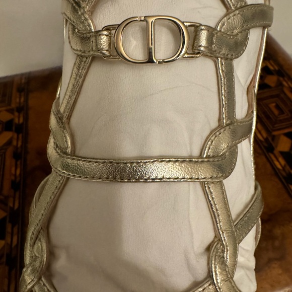 Dior gold sandals - Picture 8 of 10